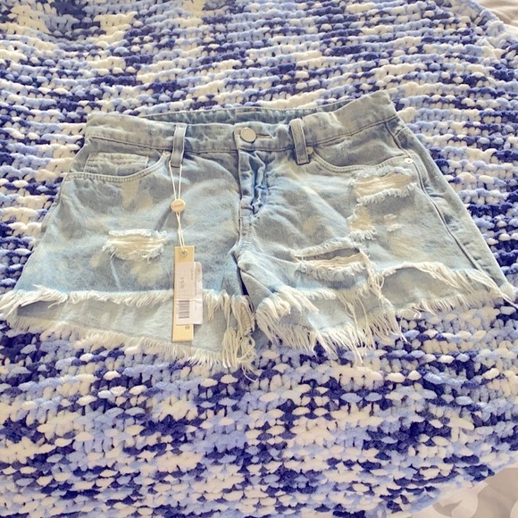 BRAND NYC Bleached Ripped Short - Picture 8 of 8